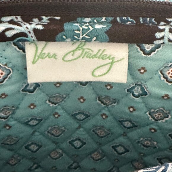 Vera Bradley Retired  Java Blue Crossbody Bag  Multiple Compartments - Picture 11 of 14